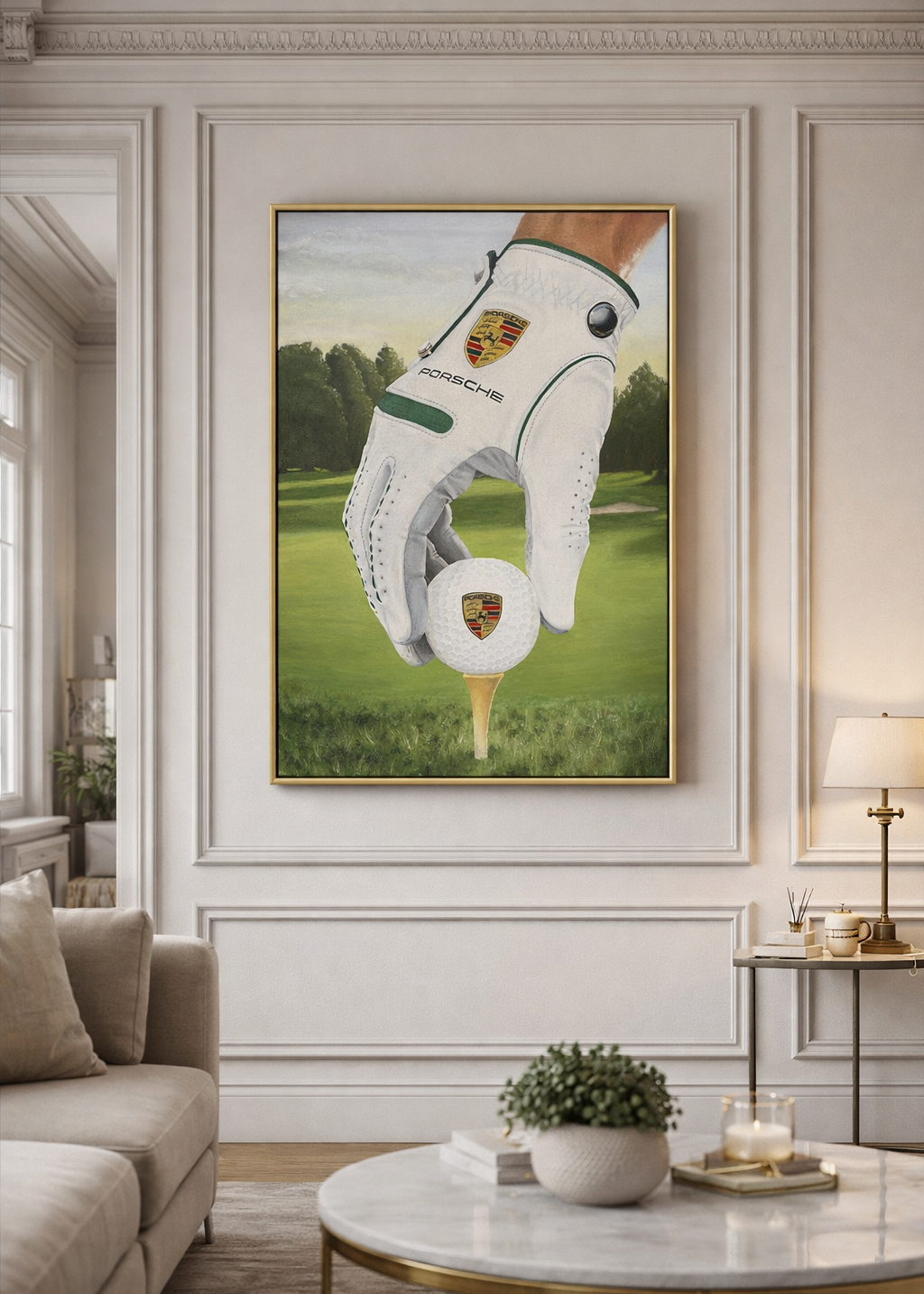 "Porsche x Golf" poster